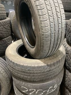 225/65/17 Goodyear used pair high tread