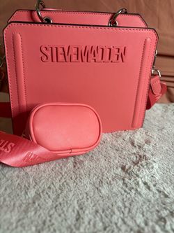 orange steve madden purse