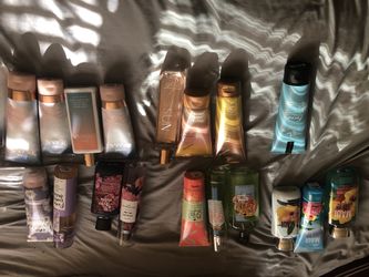 Bath and Bodyworks for women by the mists ,body sprays ,body butters ,oil and lotion