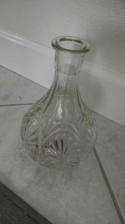 Antique crystal vase