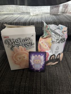 Labubu Popmart Big into Energy LUCK NEW