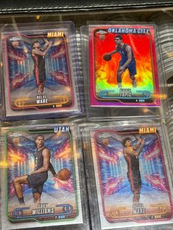Nice 👍!! 2024-25 Topps Chrome Basketball Rookie Refractor Lot – Ware Topic Williams !