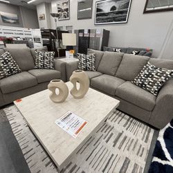 2 PC SOFA AND LOVESEAT 