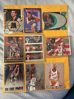 NBA Basketball Trading Cards Lot of 9
