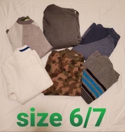 Size 6/7 boys sweaters