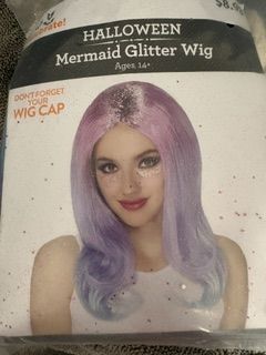 Glitter Mermaid Wig