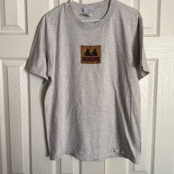 Vintage Bubba Brand Large Gray Single Stitch Graphic Cotton Crew Neck T Shirt
