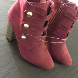 New Genuine Leather Upper -QUPID-girl shoes ( Size USA 5.5 )