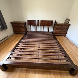 Bed Frame And Dressers For Sale 