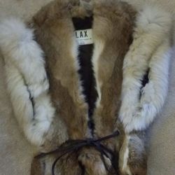 Rabbit and Fox Fur Vest