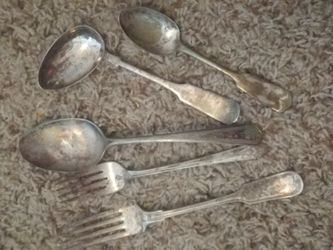 Silver plate silverware