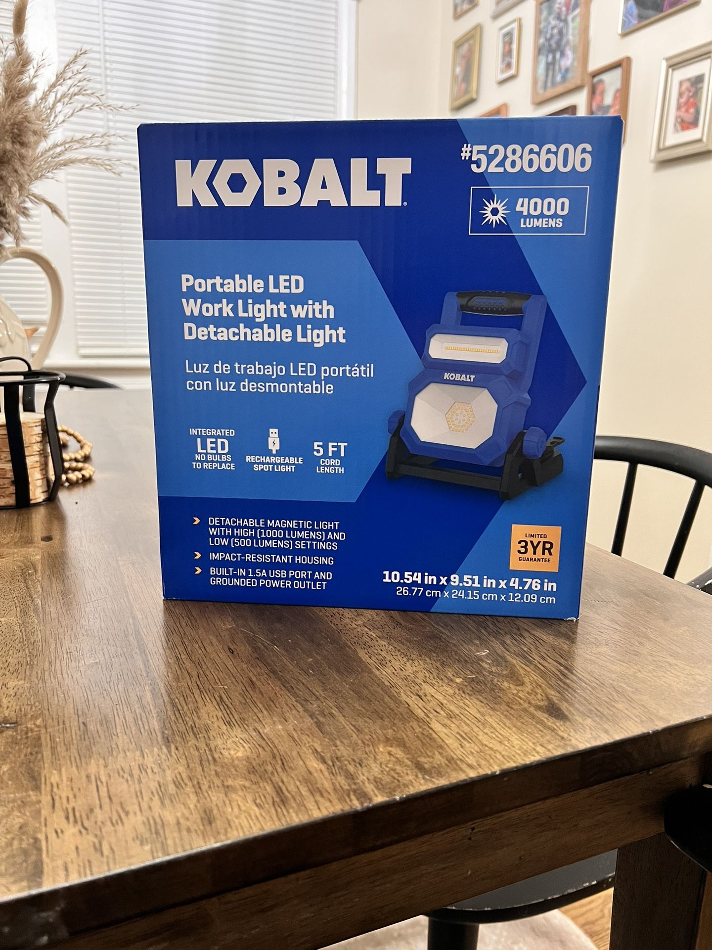 Kobalt Portable LED work light