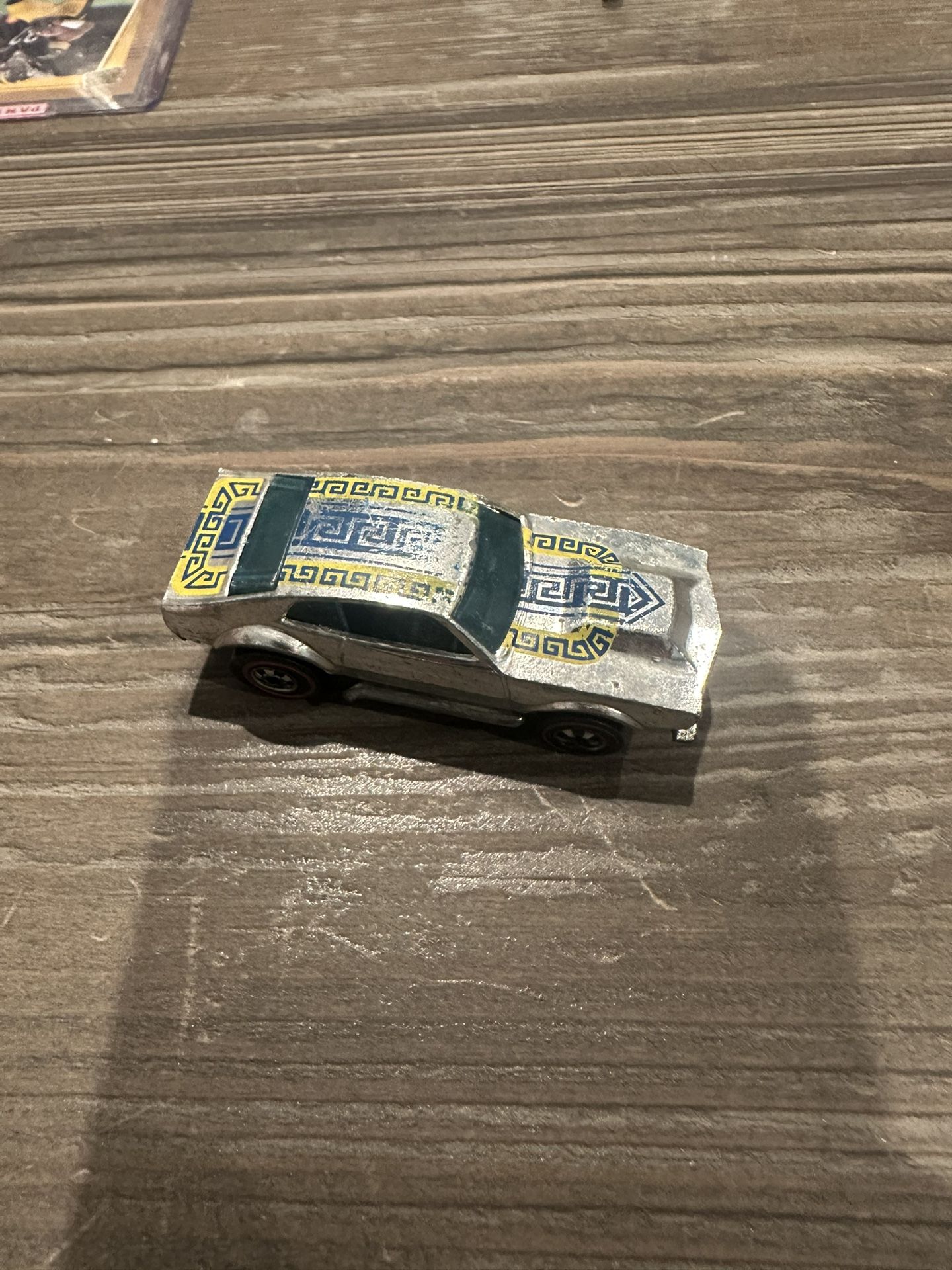 Vintage 1969 Hot Wheels Chrome Mighty Maverick Redline