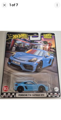 🔥Hot Wheels Boulevard Porsche 718 Cayman GT4 – Premium Real Riders 🔥