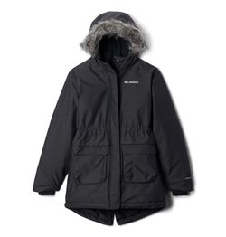 Columbia Girls' Nordic Strider II Jacket in black size L 14/16