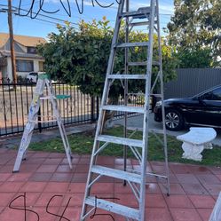 Excelente condition, Werner Difference, sizes aluminum ladder