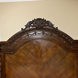 Wood Bed Frame And Bench