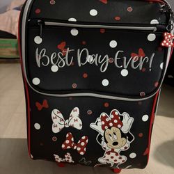 ✨ Disney Minnie Mouse “Best Day Ever” Rolling Suitcase ✨