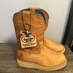 Brand New Georgia Work Boots For Men. Size 7.5w. Soft Toe 