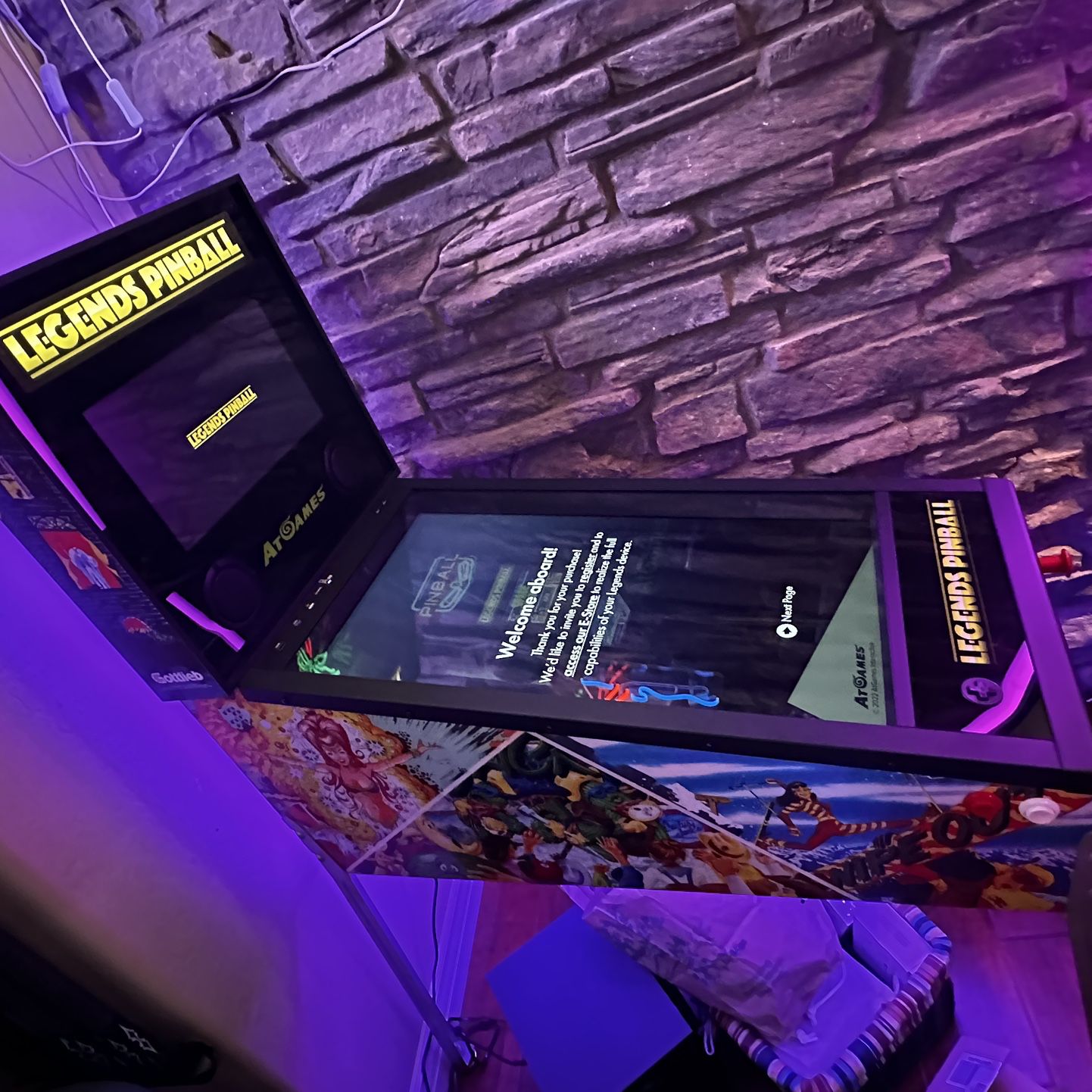 At Legends Digital Pinball Machine **LIKE NEW**