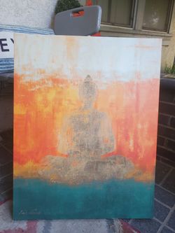 Abstract Buddha Painting