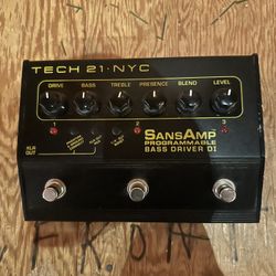 Tech21 Sansamp Programmable Bass Driver