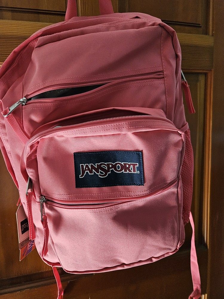 New Pink Jansport Backpack 