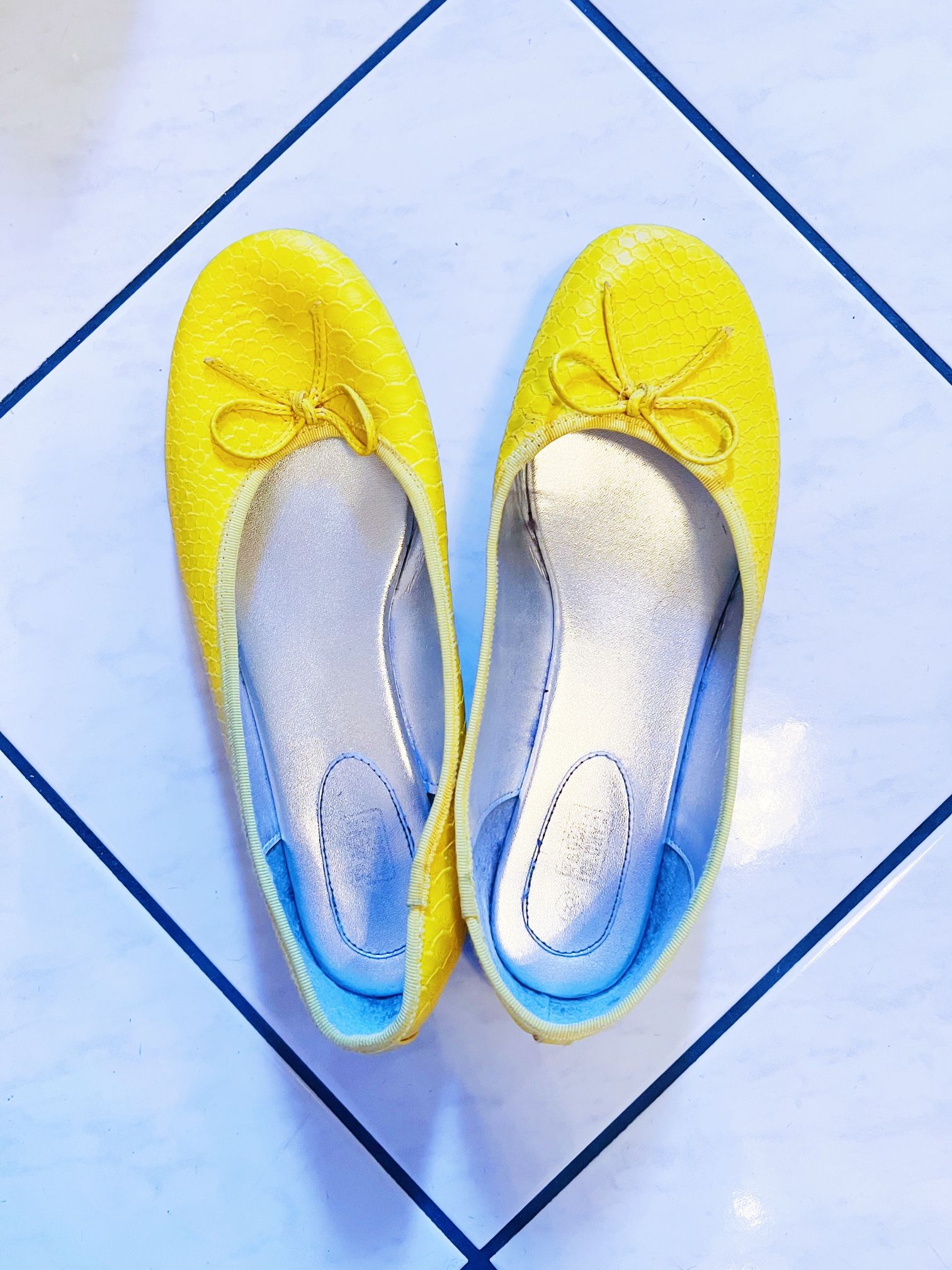 Yellow Faded Glory Flats