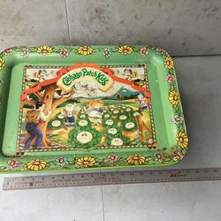 Cabbage Patch Kids Metal Tray with Fold-Up Legs 1983 Appalachian Art Works Inc. 