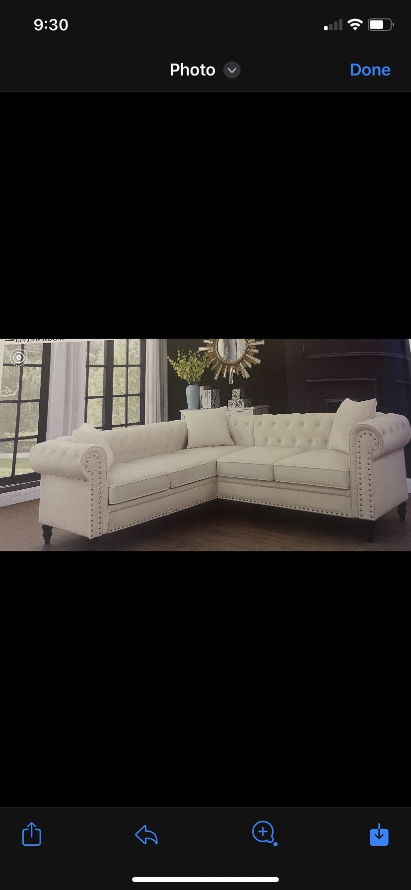 Brand New Microfiber Modern Style Couch
