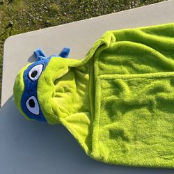 Teenage Mutant Ninja Turtles Hooded Kids' Blanket Leonardo