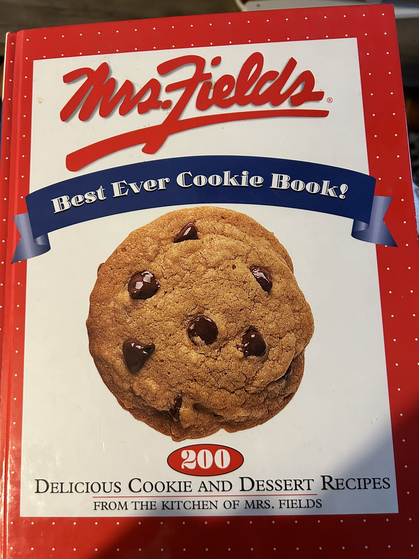 Cookbook -Mrs Fields Best ever Cookie Book