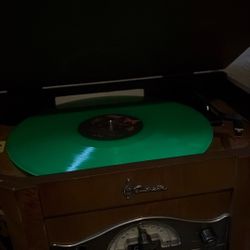 Emerson Vintage Stereo Console w/ Record Player – Fully Working