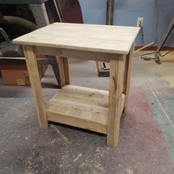 Oak Pallet, Wood End or Entrance Table 