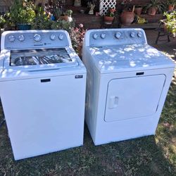 Washer and electric dryer