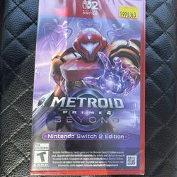 Metroid Prime Beyond Nintendo Switch 2 sealed