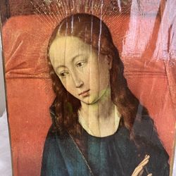 Antique Icon  Of Virgin Mary