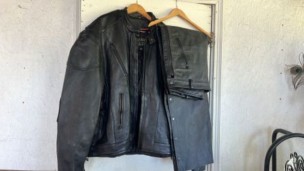leather XXL  motorcycle jacket and pants