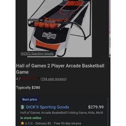 arcade basketball game