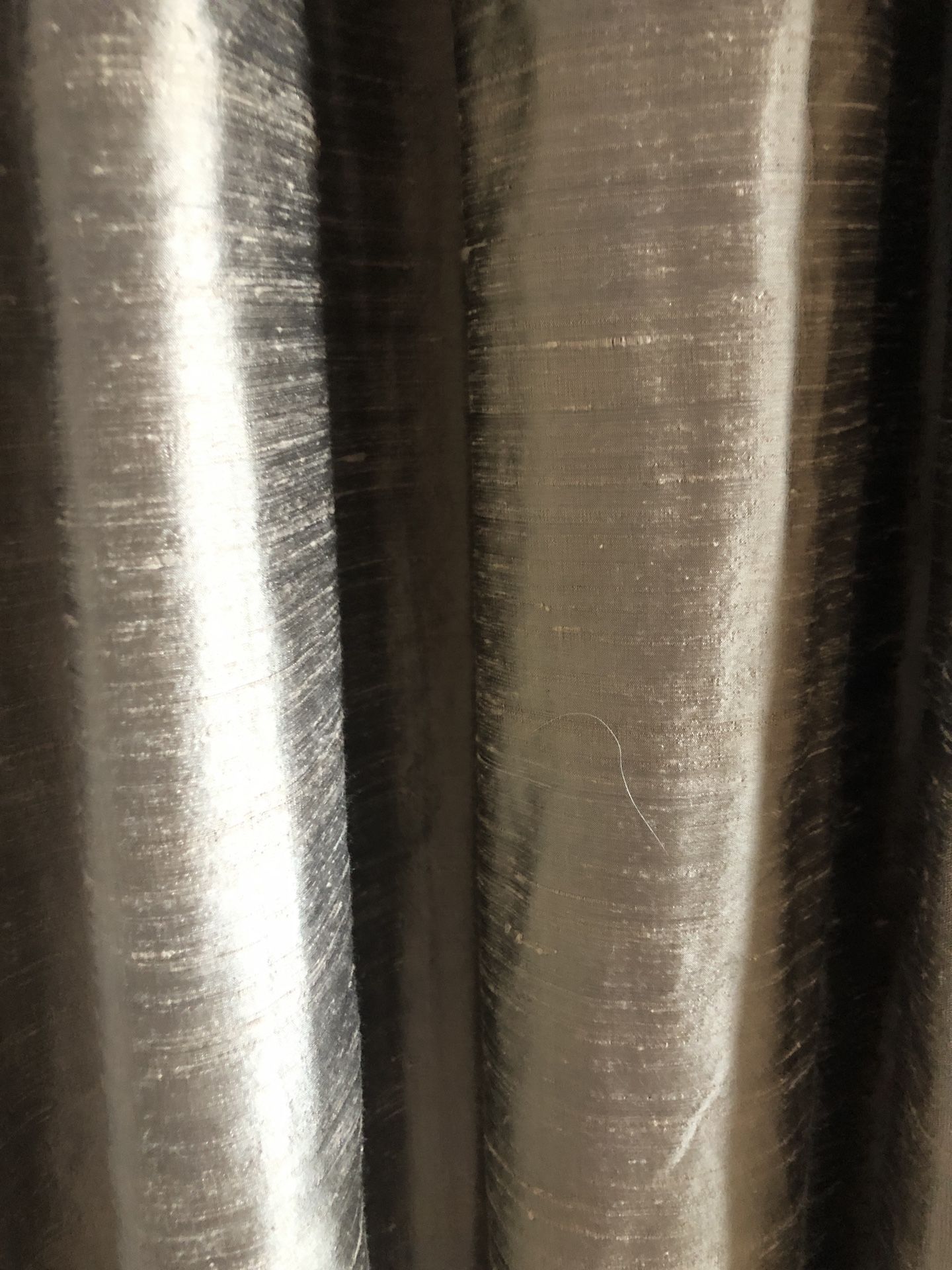 Silk Lined Curtains Six  Available Like New Extra Long High Quality  $125