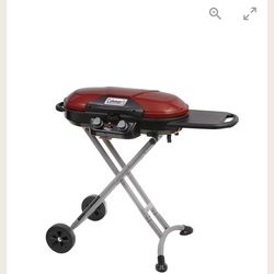 Small Red Propane Grill