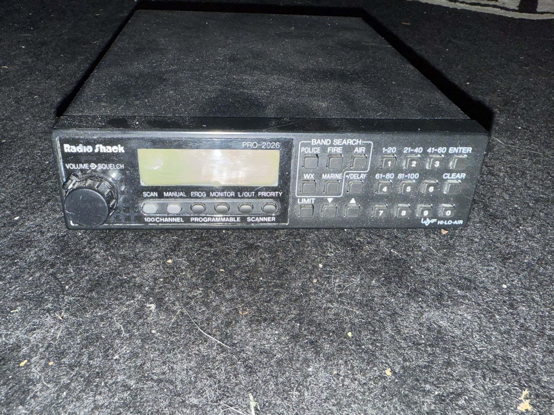 Radio Shack PRO-2026 Scanner (Made By Uniden)