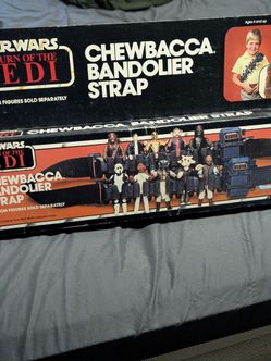 Star Wars 1983 Chewbacca's Bandolier Strap Mont in Box sealed 1983