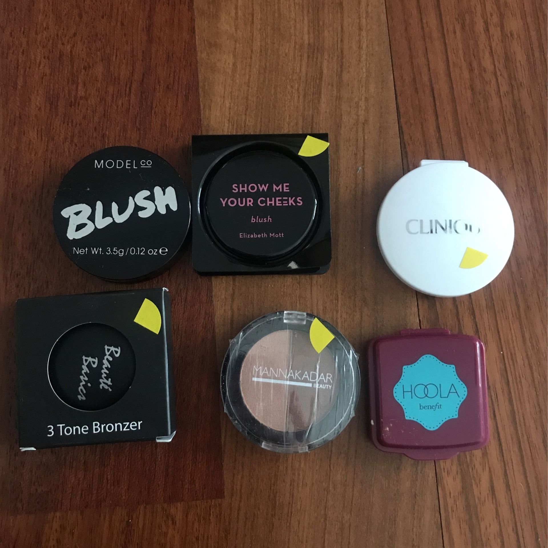 Blush, Bronzers And Eyeshadow