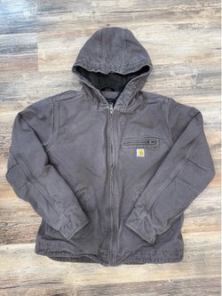 Carhartt Women’s Iconic Washed Duck Sierra Jacket - Taupe Gray Size Small