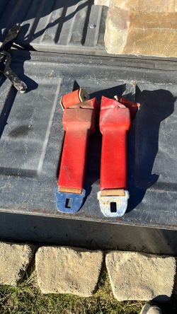 C10 Oem Red Seatbelts 