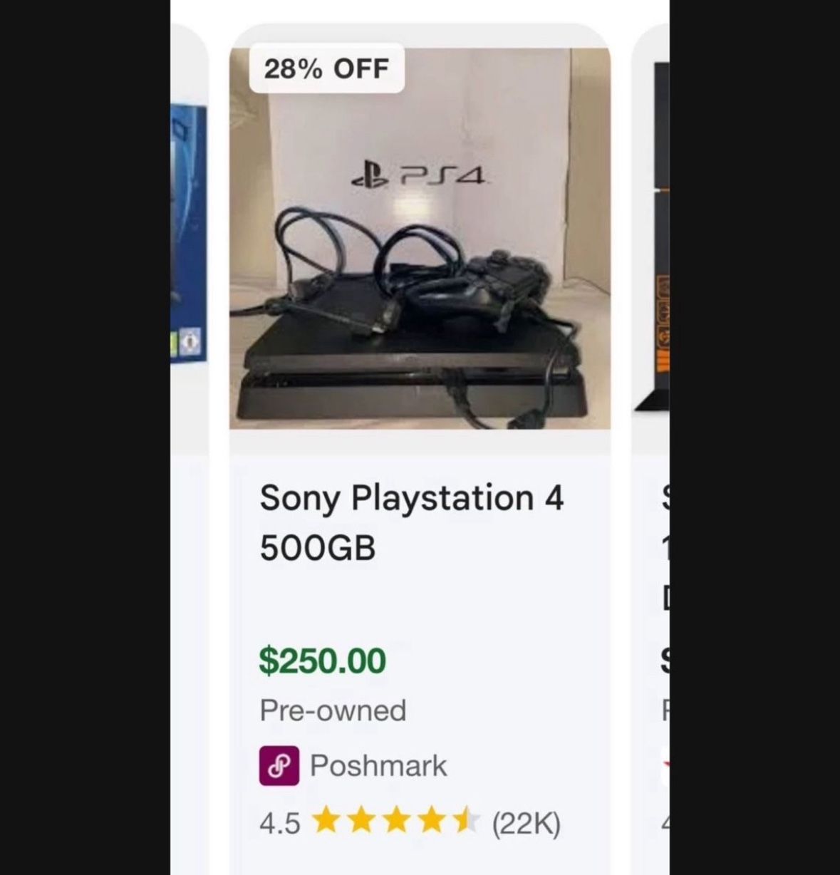 LOW PRICE MOVING- $420 RETAIL SONY PLAYSTATION 4 500gb   Like new used a couple times Comes with 2 games And all cords  Asking $130 First come first s