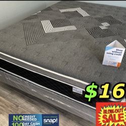 Full Size Oasis Thermal Comfort Europillow Top 12in Mattress Colchon