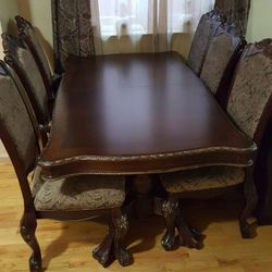 Dinning Table with 6 chairs for $1200.00