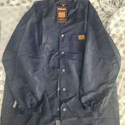 FB County Windbreaker Jacket Navy Blue Size Xl